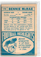 1968 Topps Bennie McRae #179