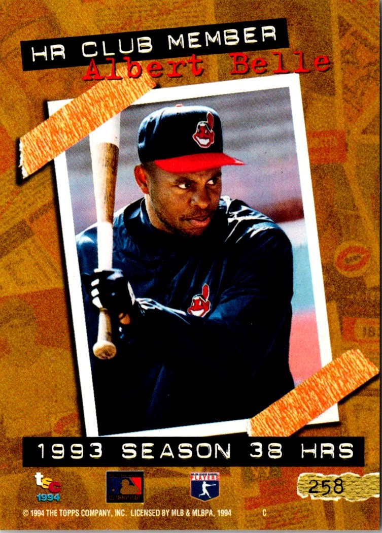 1994 Stadium Club Albert Belle