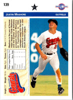 1992 Upper Deck Minors Justin Mashore #139