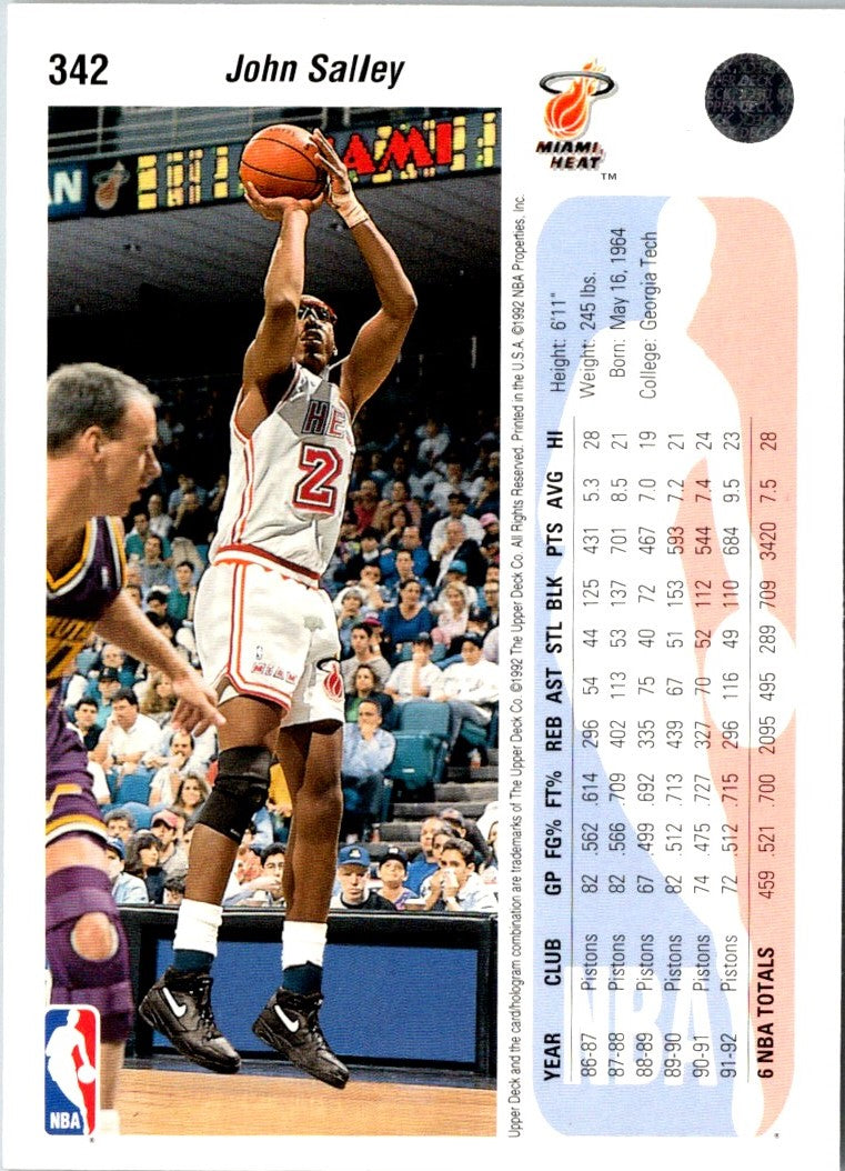 1992 Upper Deck John Salley