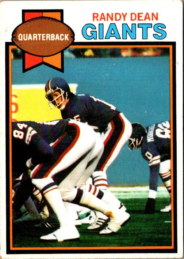 1979 Topps Randy Dean #228 Rookie