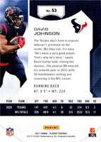 2021 Panini Playoff David Johnson #53