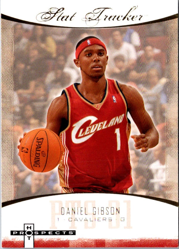 2007 Fleer Hot Prospects Stat Tracker Daniel Gibson #ST-13
