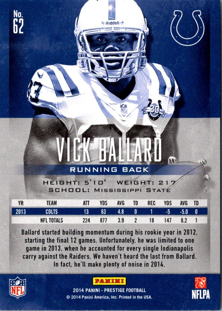 2014 Panini Prestige Vick Ballard