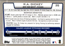 2012 Bowman Chrome R.A. Dickey