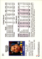 1991 Hoops Michael Adams #51