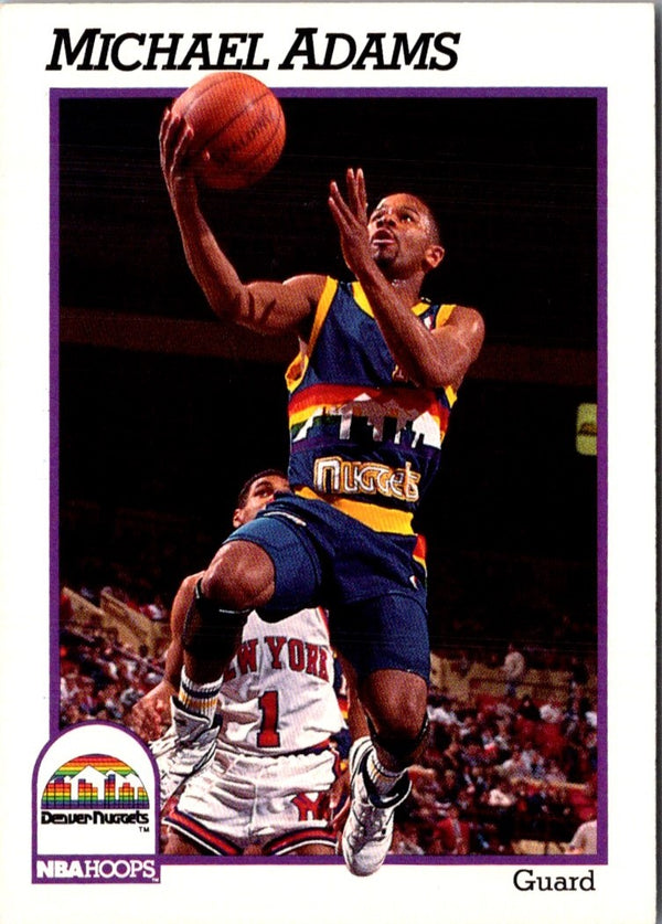 1991 Hoops Michael Adams #51