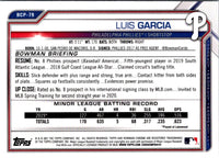 2021 Bowman Chrome Prospects Luis Garcia #BCP-79