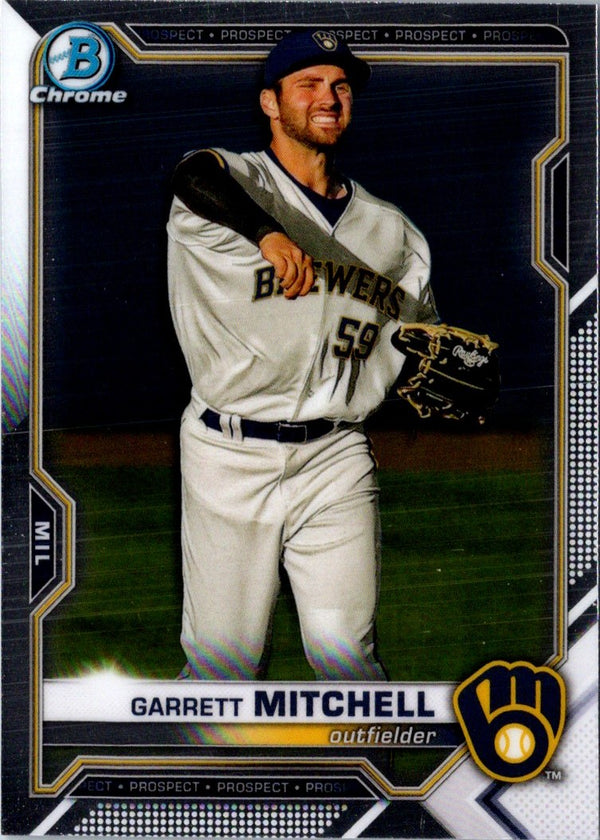 2021 Bowman Draft Chrome Garrett Mitchell #BDC-116