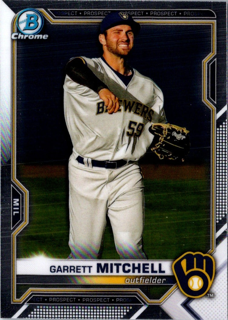 2021 Bowman Draft Chrome Garrett Mitchell