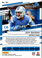 2022 Panini Prestige Jeff Okudah #101