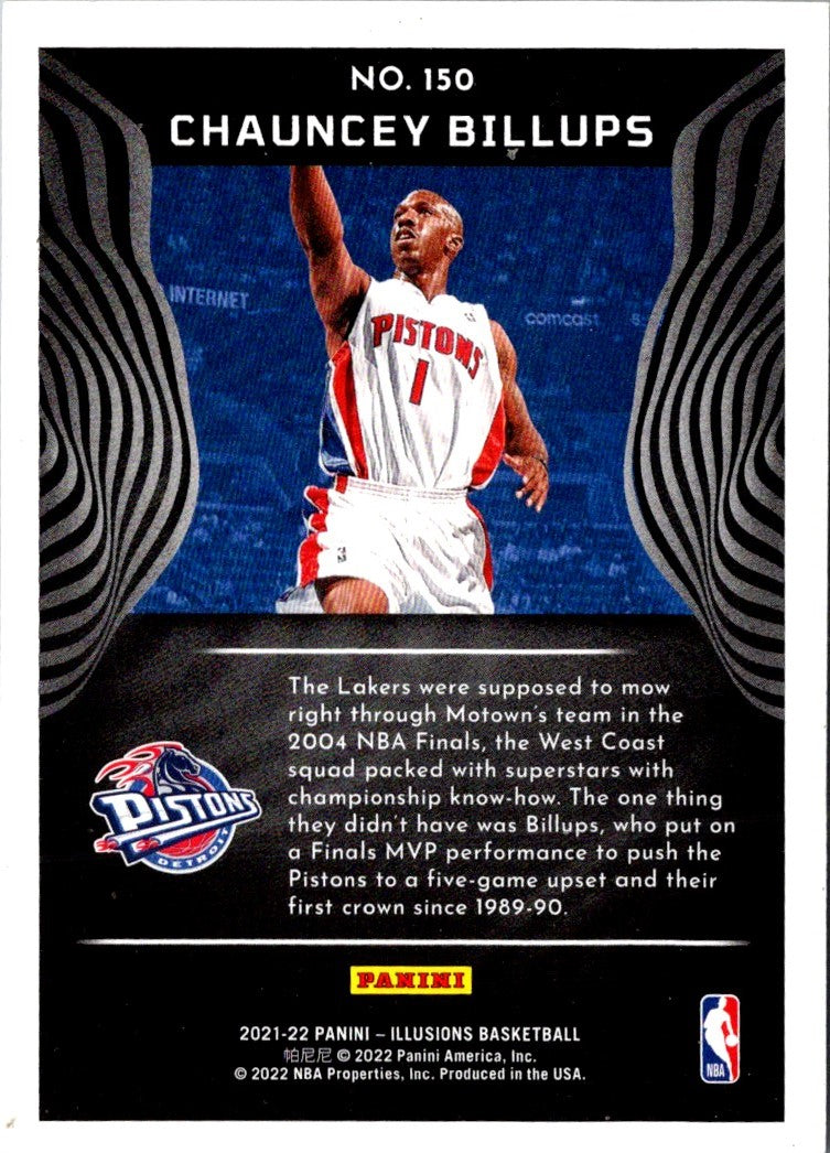 2021 Panini Illusions Chauncey Billups