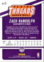2017 Panini Threads Zach Randolph #21
