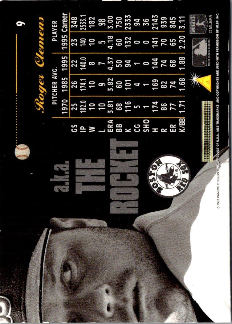 1995 Pinnacle Roger Clemens