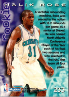 1996 SkyBox Premium Malik Rose #233 Rookie