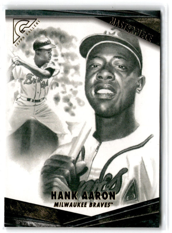 2018 Topps Gallery Masterpiece Hank Aaron #M-26