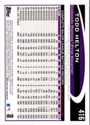 2012 Topps Mini Todd Helton