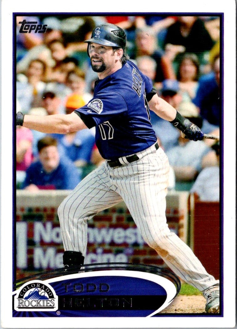 2012 Topps Mini Todd Helton