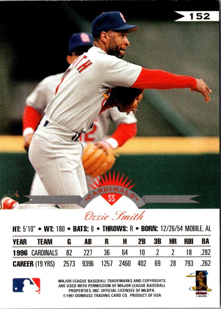 1997 Leaf Ozzie Smith