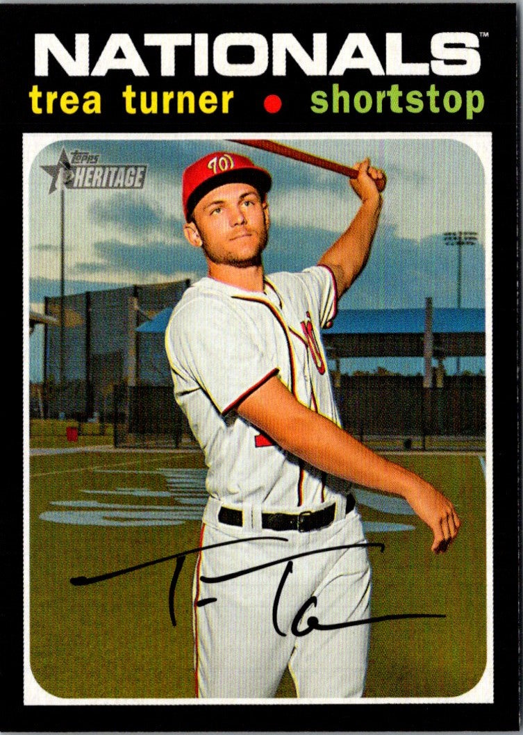 2020 Topps Heritage Trea Turner