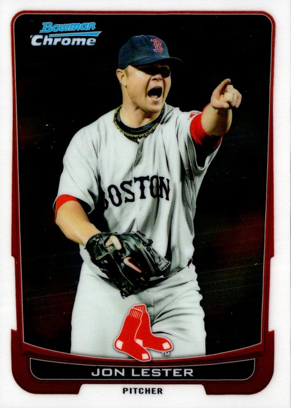 2012 Bowman Chrome Jon Lester #116