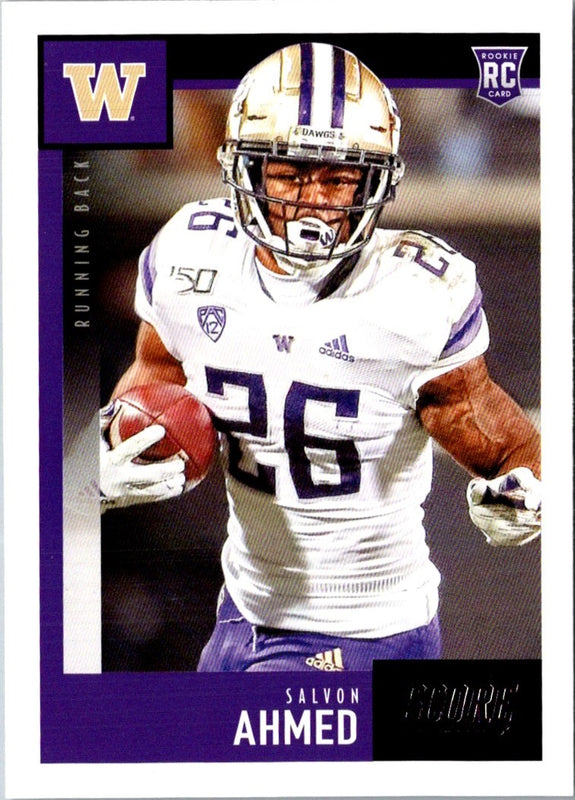 2020 Score Purple Salvon Ahmed #393