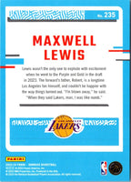 2023 Donruss Maxwell Lewis #235 Rookie