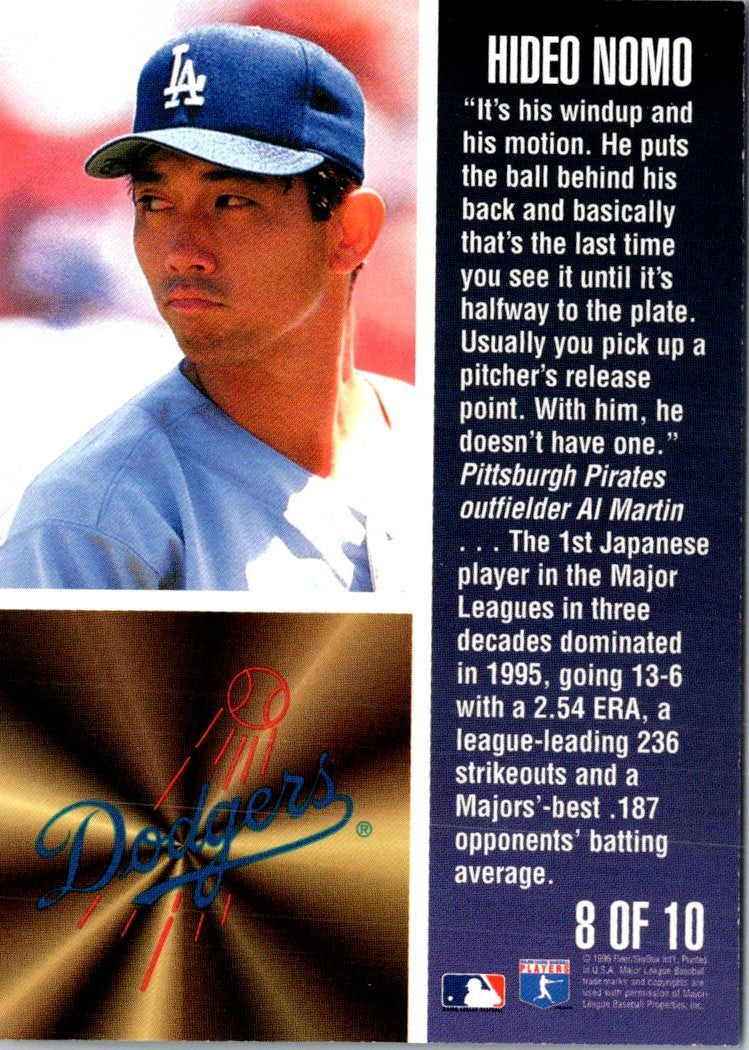 1996 Fleer Tomorrow's Legends Hideo Nomo