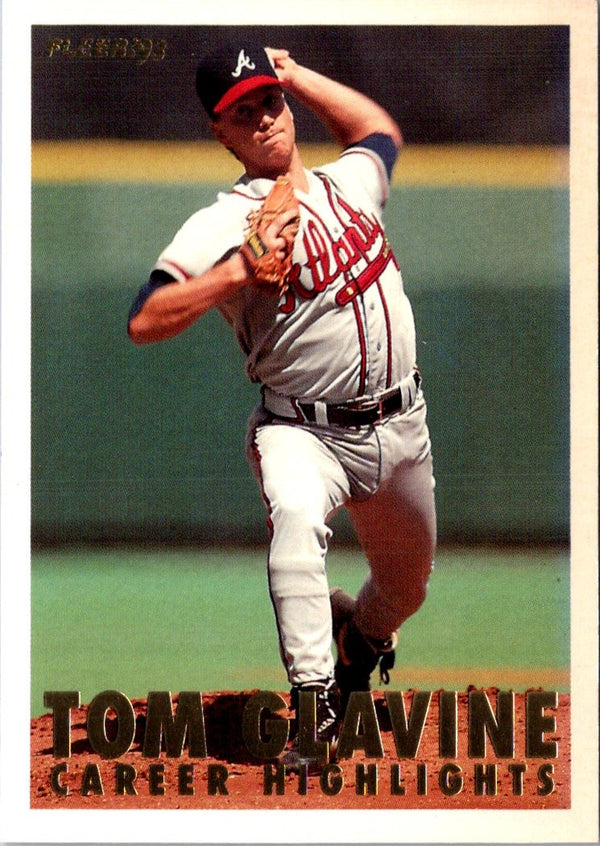 1993 Fleer Tom Glavine Career Highlights Tom Glavine #15