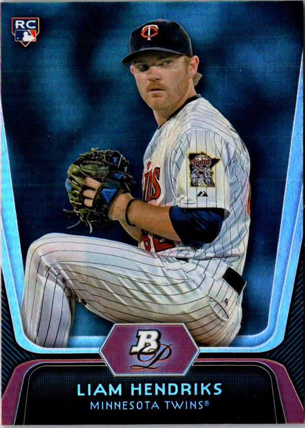 2012 Bowman Platinum Liam Hendriks #3 Rookie