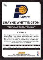 2015 Panini Complete Shayne Whittington #106