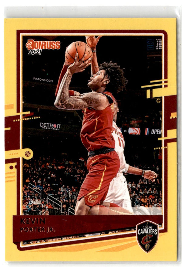 2020 Donruss Holo Red and Gold Laser Kevin Porter Jr. #156