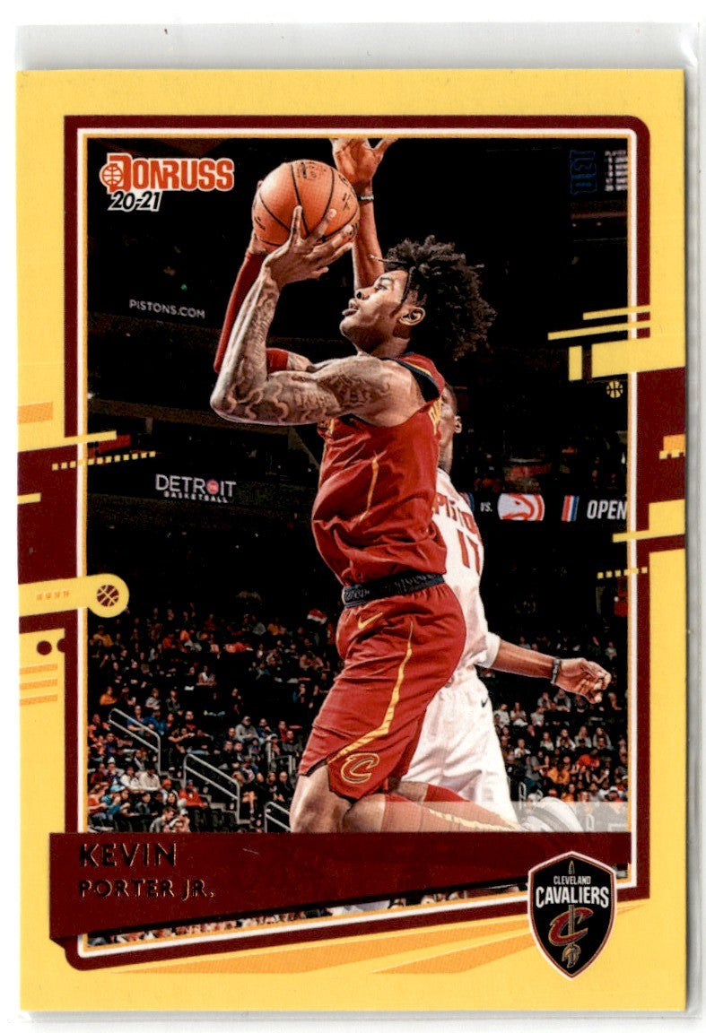 2020 Donruss Holo Red and Gold Laser Kevin Porter Jr.