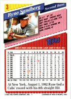1993 Topps Inaugural Marlins Ryne Sandberg #3