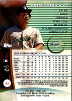 1998 Mother's Cookies Houston Astros Moises Alou #7