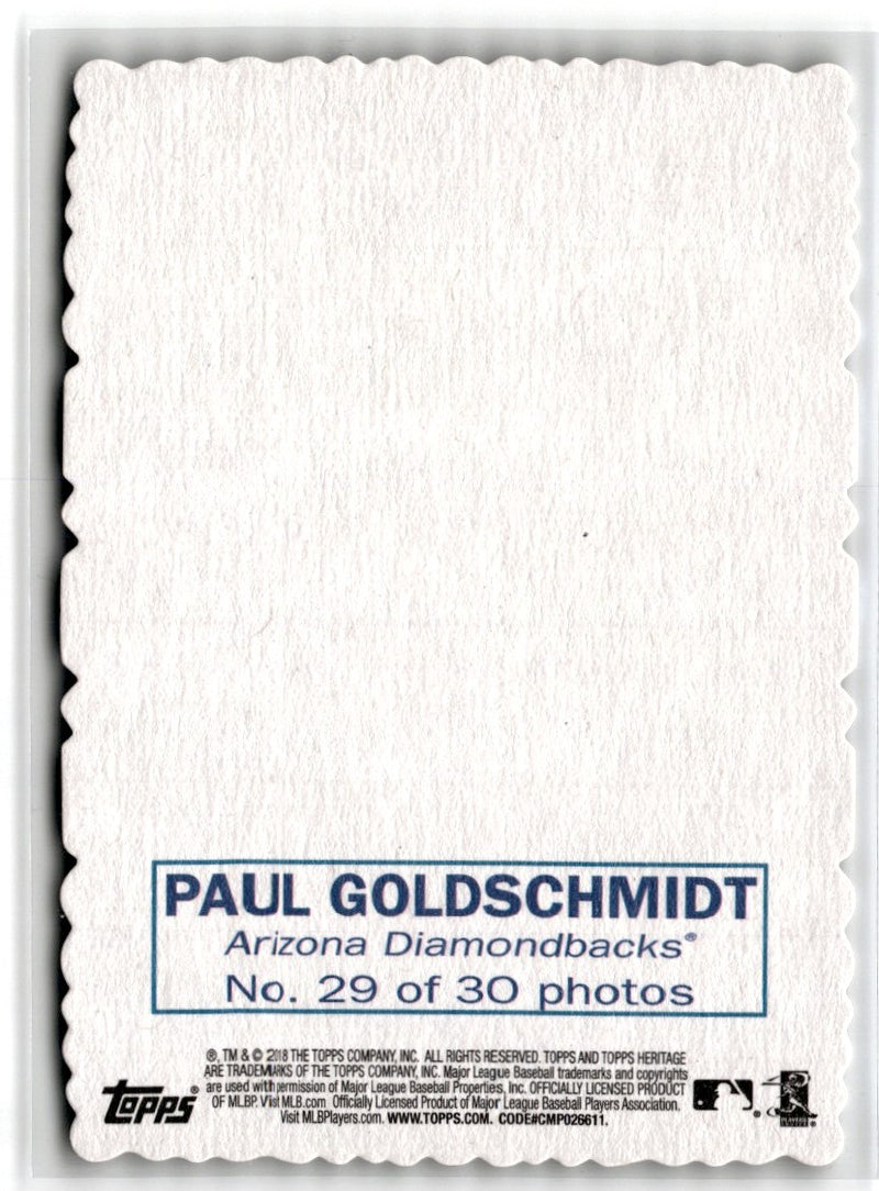 2018 Topps Heritage 1969 Deckle Edge Paul Goldschmidt