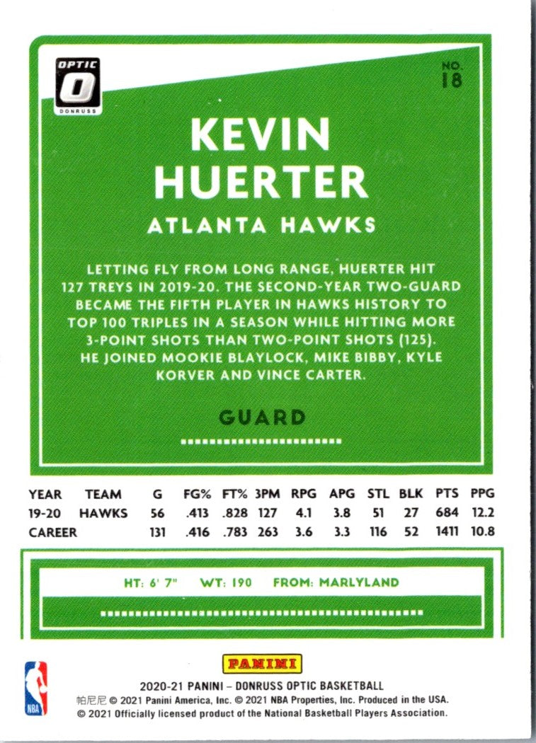 2020 Donruss Optic Kevin Huerter