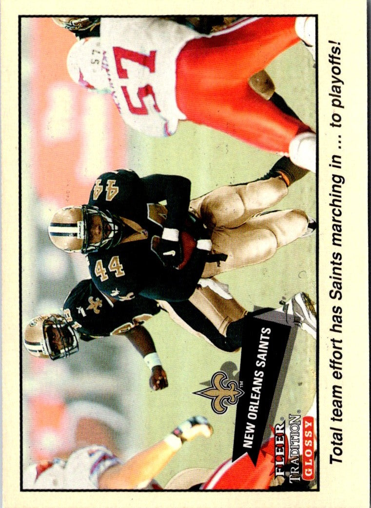 2001 Fleer Tradition Glossy New Orleans Saints