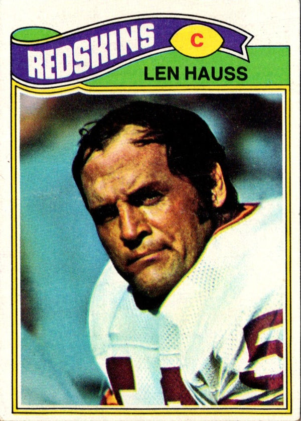 1977 Topps Len Hauss #478