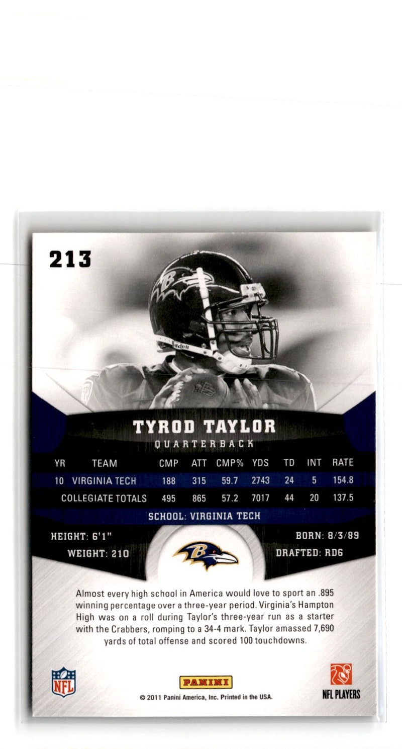 2011 Panini Gridiron Gear Tyrod Taylor