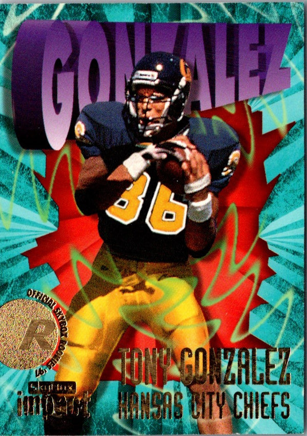 1997 SkyBox Impact Tony Gonzalez #223 Rookie