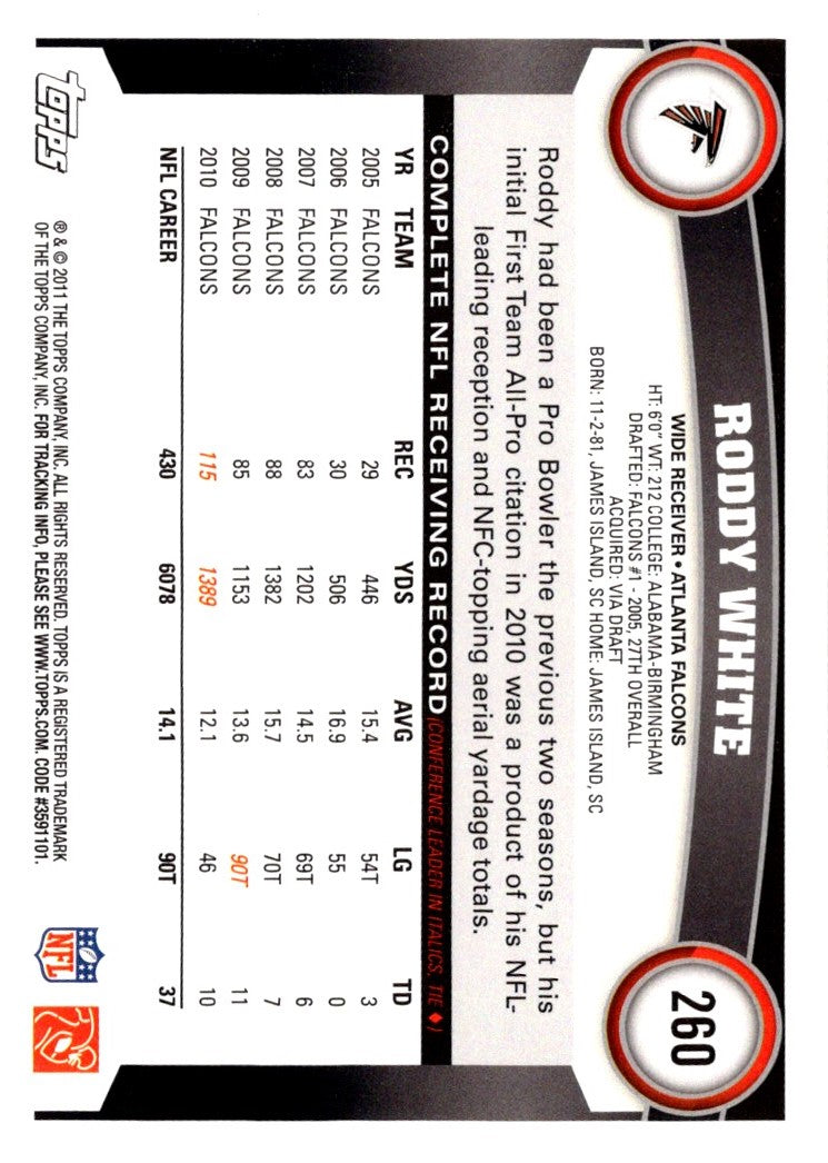 2011 Topps Roddy White