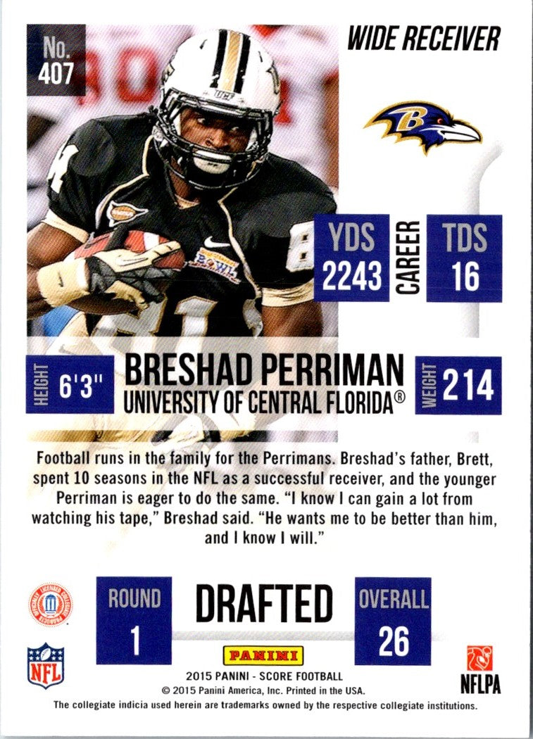 2015 Score Breshad Perriman