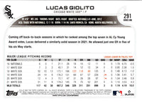 2022 Topps Lucas Giolito #291