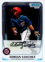 2011 Bowman Chrome Prospects Adrian Sanchez #BCP149