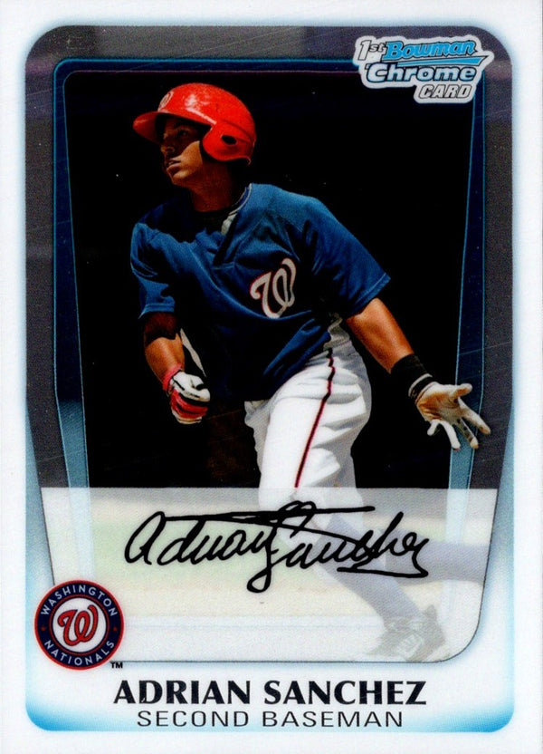 2011 Bowman Chrome Prospects Adrian Sanchez #BCP149