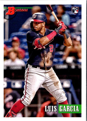 2021 Bowman Heritage Luis Garcia #3 Rookie