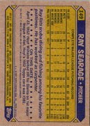 1987 Topps Ray Searage