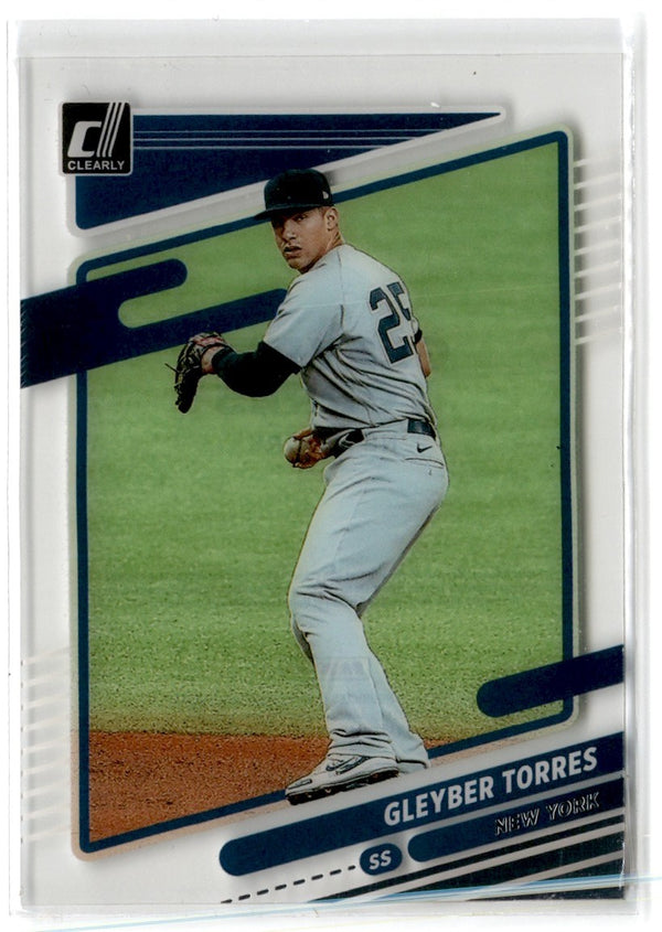2021 Panini Chronicles Clearly Donruss Gleyber Torres #10
