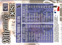 2000 Topps Active On-Base % Leaders - Frank Thomas #470